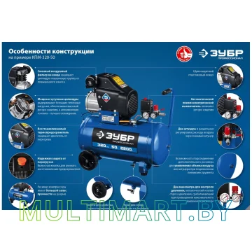 Компрессор Зубр КПМ-400-100 картинка 10